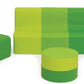 Green Sunny Foam Sofas & Table by NOVUM