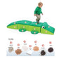 Sensory Crocodile Floor Cushion by NOVUM