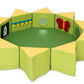 Sun Pouf Sensory Foam Ring with Mirrors by Moje Bambino