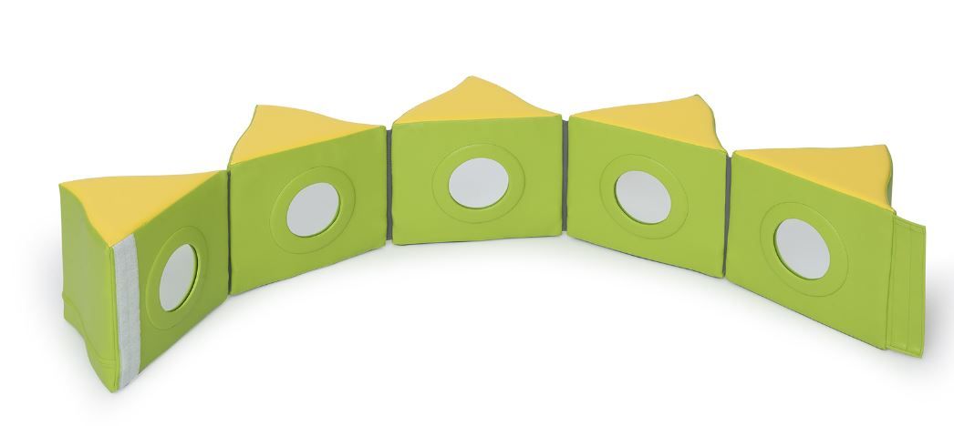 Sun Pouf Sensory Foam Ring with Mirrors by Moje Bambino