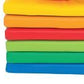 Low Rainbow Floor Pouf Set, 6 Pieces by NOVUM