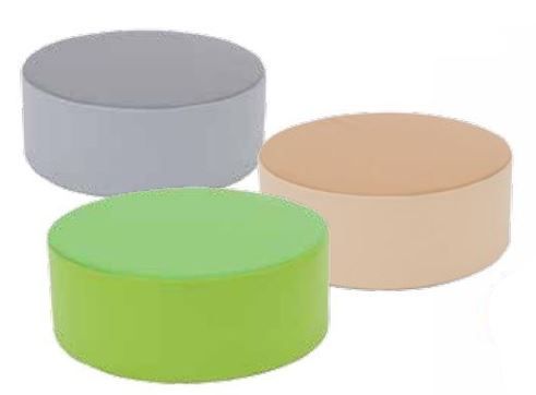 Extra Large Round Pastel Pouf by NOVUM