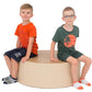 Extra Large Round Pastel Pouf by NOVUM