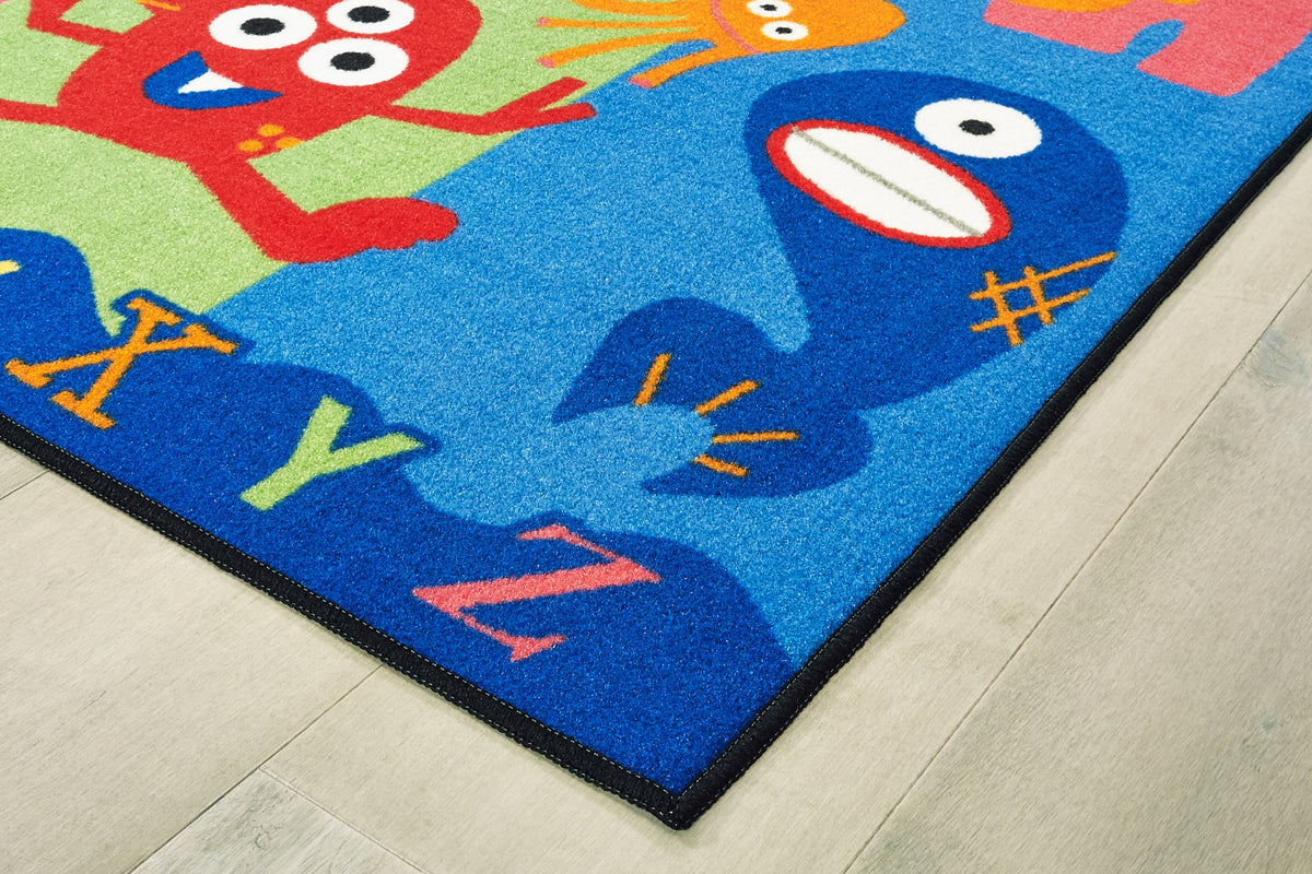 Alphabet Monsters Classroom Rug, view 2