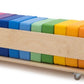 Rainbow Seat Cushions with Rolling Caddy by NOVUM