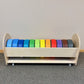 Rainbow Circle Seat Cushions with Rolling Caddy by NOVUM