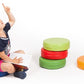 Round Rainbow Seat Cushions with Storage Rack by NOVUM