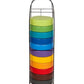 Round Rainbow Seat Cushions with Storage Rack by NOVUM