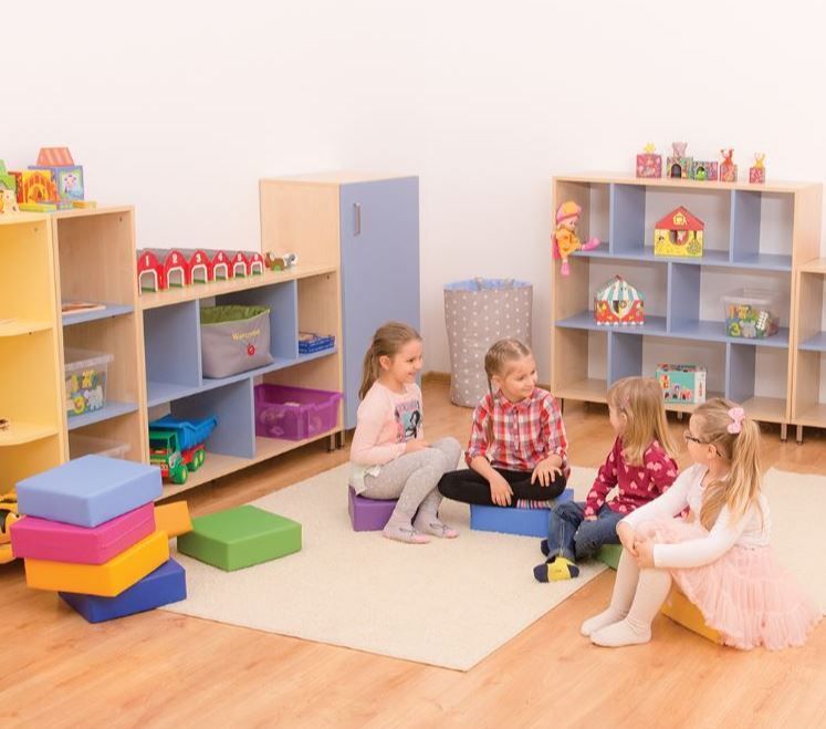 Rainbow Floor Seat Cushion Set by NOVUM