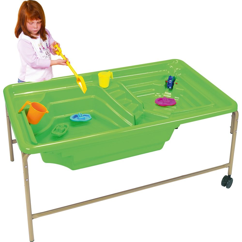 Steps & Locks Mobile Sand & Water Table by Moje Bambino