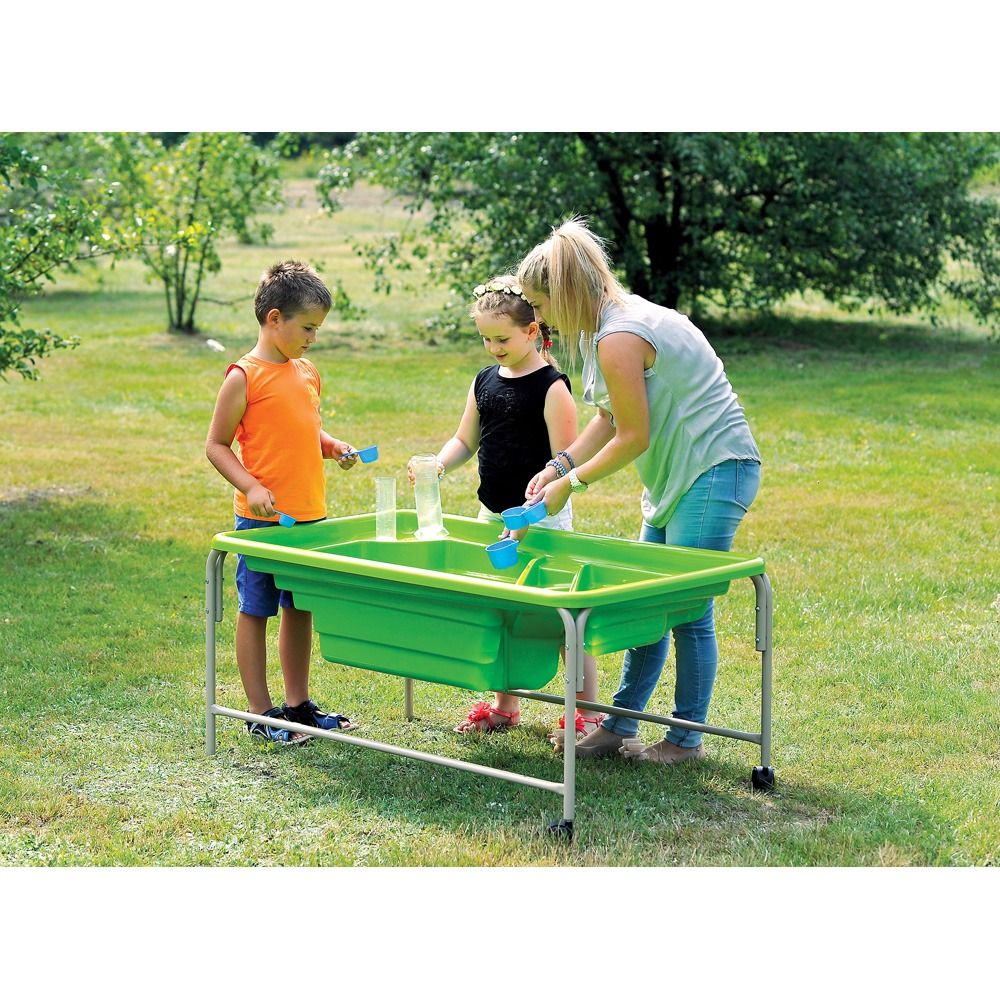 Steps & Locks Mobile Sand & Water Table by Moje Bambino