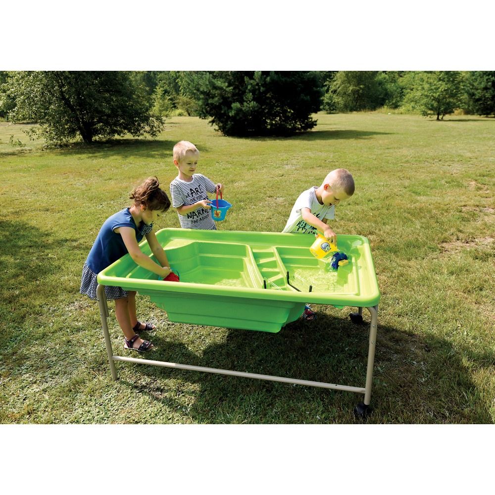 Steps & Locks Mobile Sand & Water Table by Moje Bambino