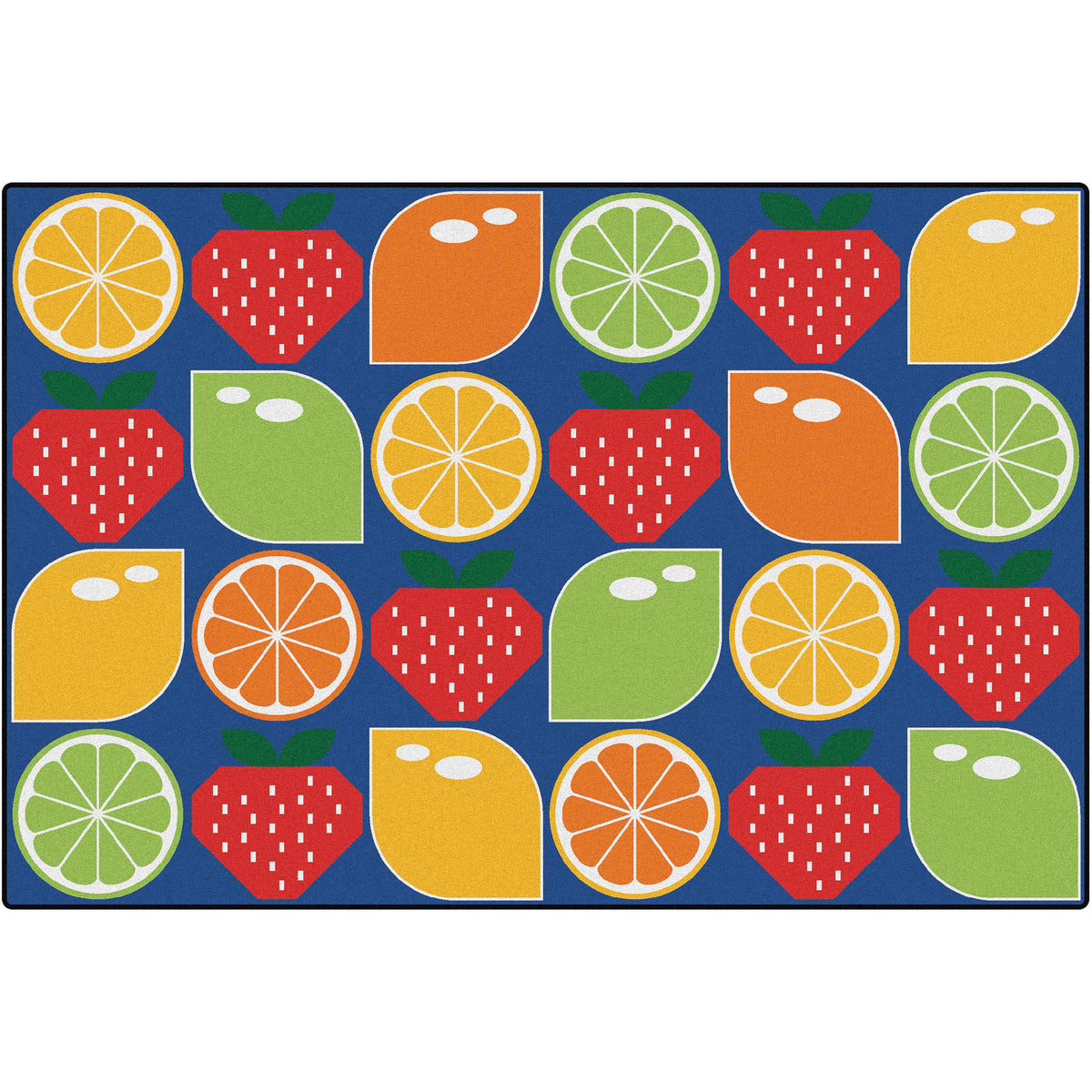 Citrus & Strawberries Seating Classroom Rug