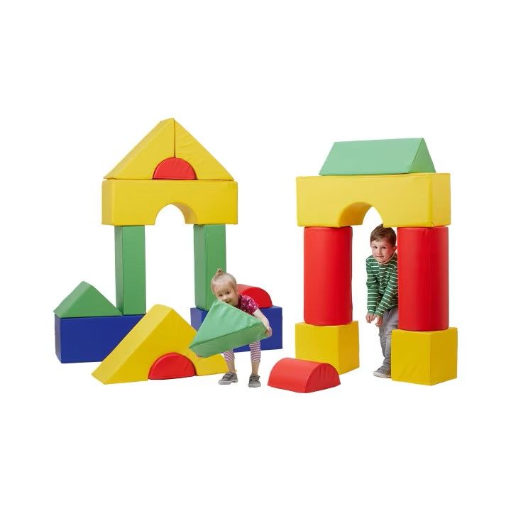 21-Piece Large Soft Toddler Block Set 2 by HABA Pro