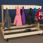 Mobile Backpack and Coat Cart by Playscapes