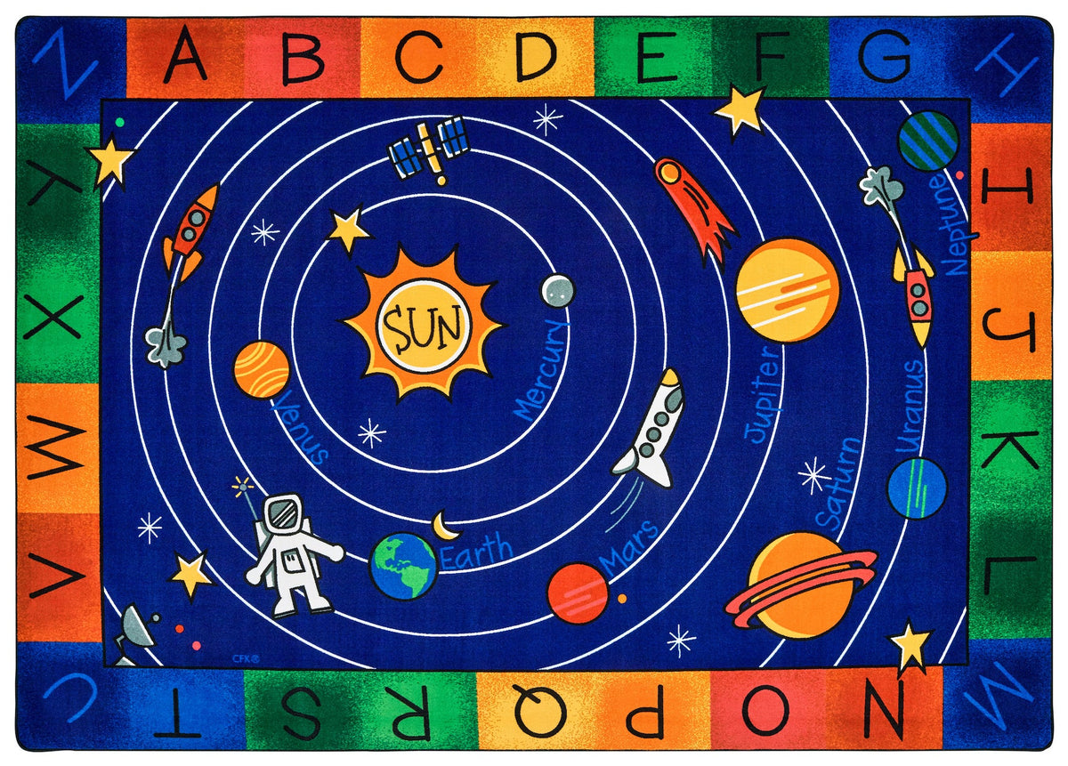 Milky Play Literacy Space Alphabet Classroom Rug
