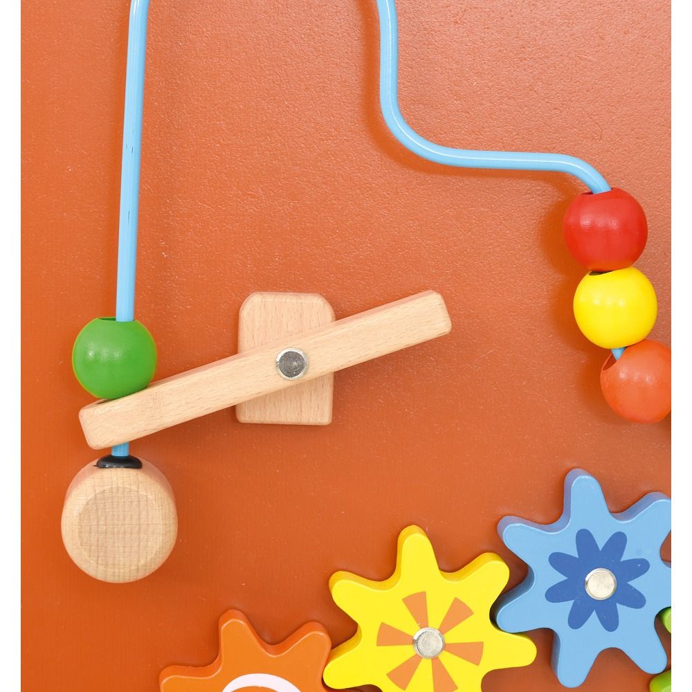 Horse Beads & Gears Sensory Wall Panel by Moje Bambino