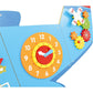 Airplane 6-Activity Sensory Wall Panel by Moje Bambino