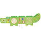 Crocodile 5-Activity Sensory Wall Panel by Moje Bambino