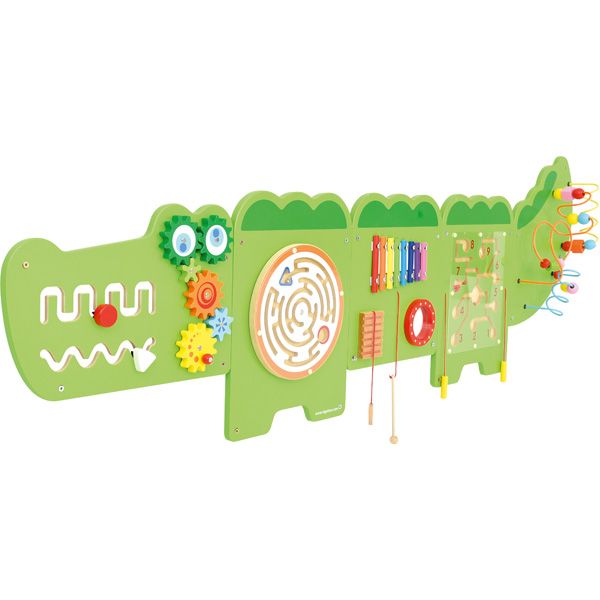 Crocodile 5-Activity Sensory Wall Panel by Moje Bambino