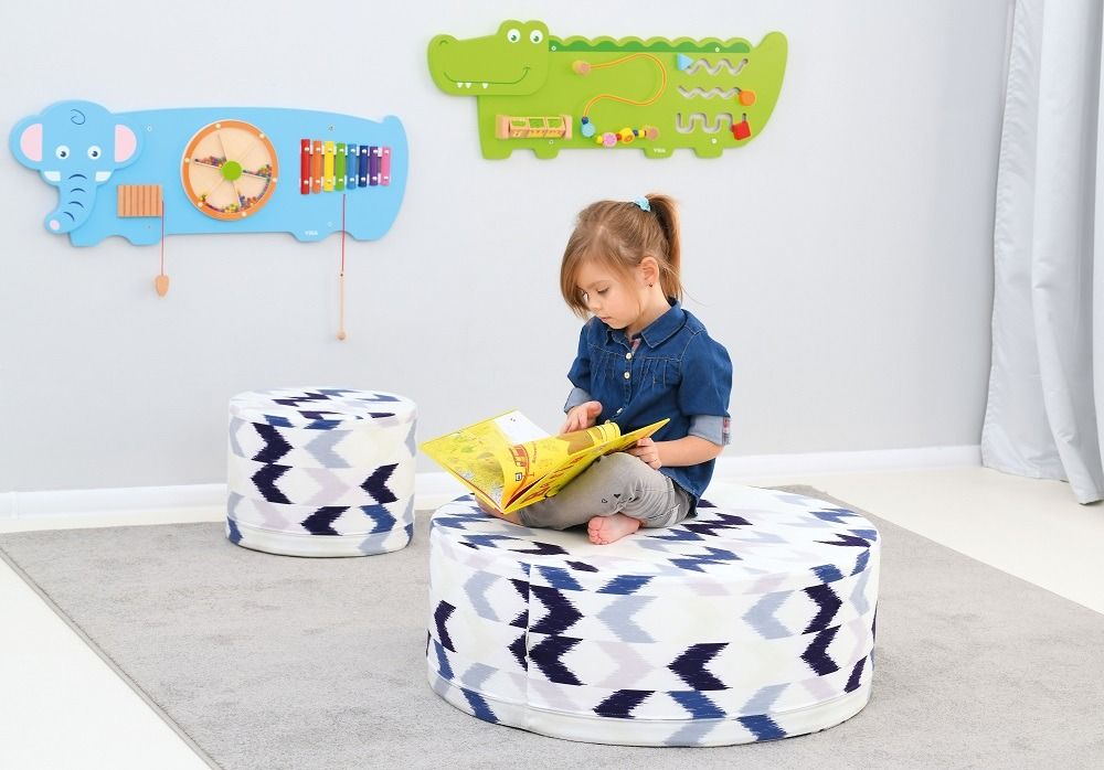 Elephant 3-Activity Musical Sensory Wall Panel by Moje Bambino