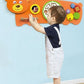 Happy Bear 4-Activity Sensory Wall Panel by Moje Bambino