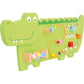 Alligator 3-Activity Sensory Wall Panel by Moje Bambino