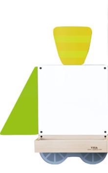 Toddler Train Dry-Erase Board Set by NOVUM