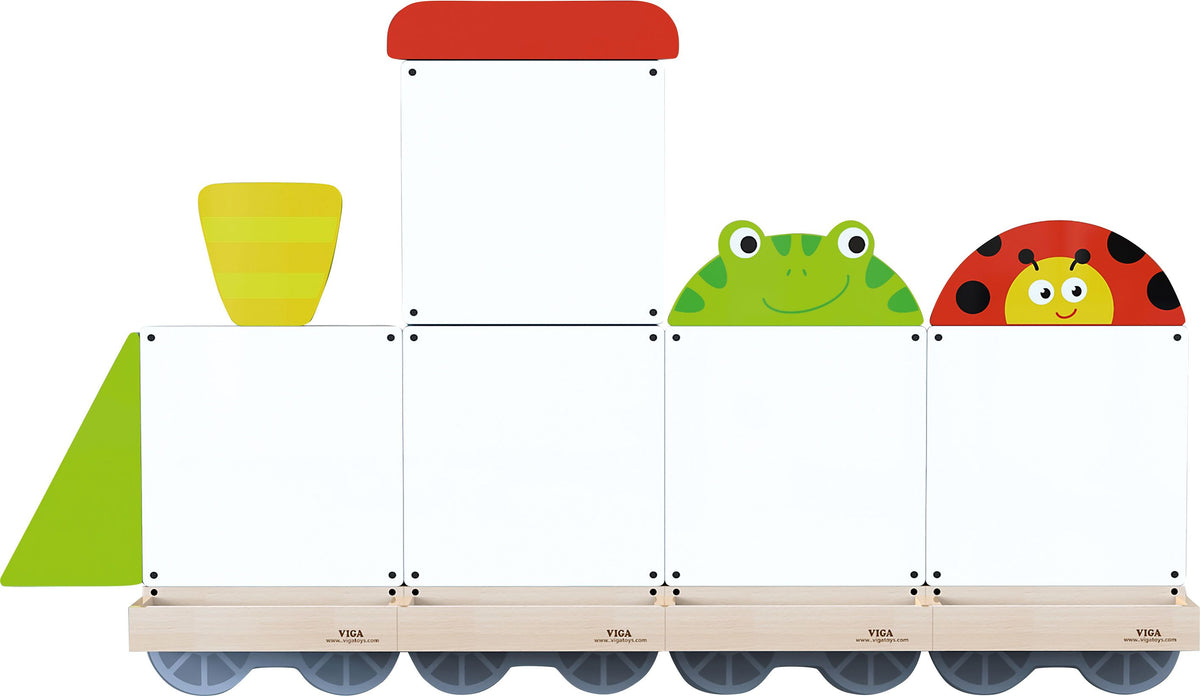 Toddler Train Dry-Erase Board Set by NOVUM