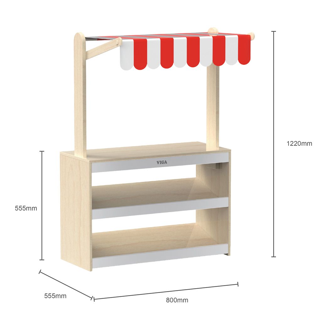 Play Market Stand with Awning by Moje Bambino