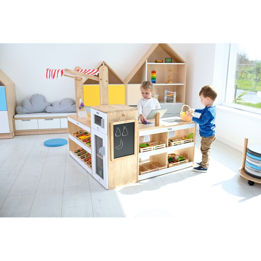 Play Market Stand with Awning by Moje Bambino