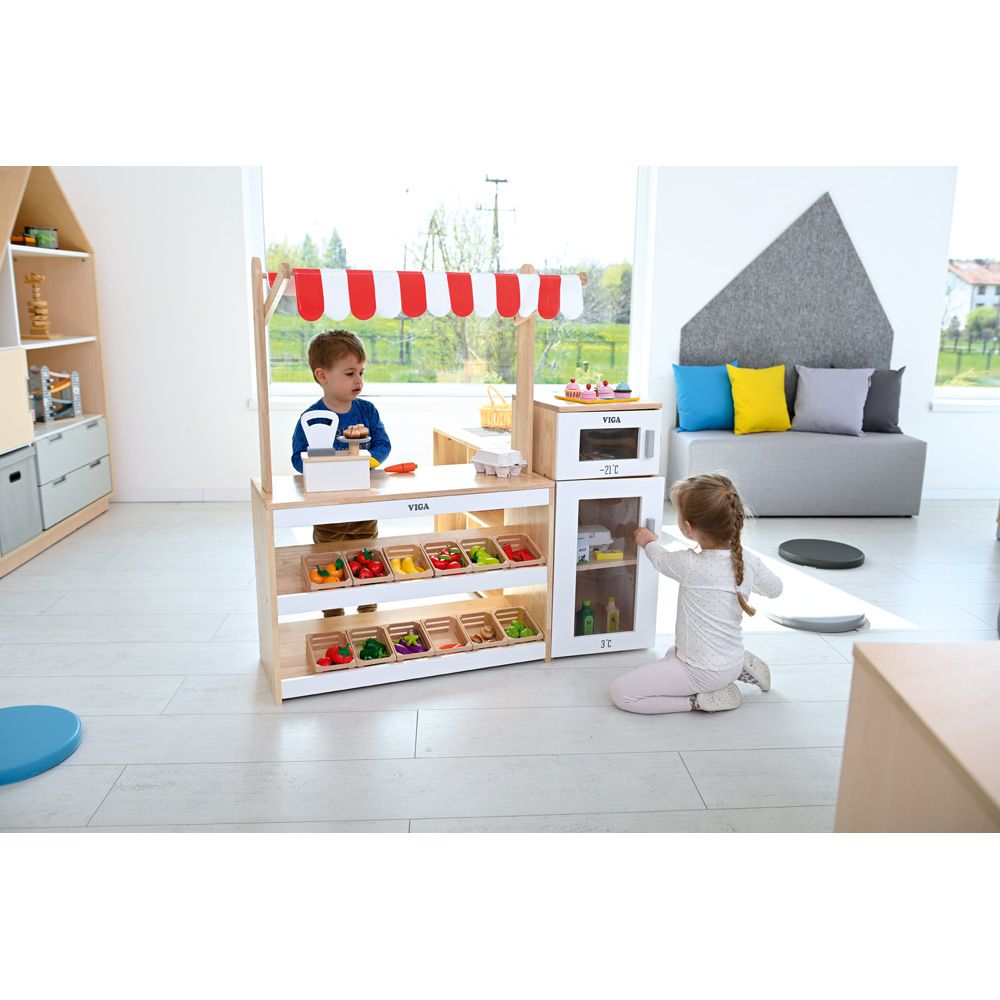 Play Market Stand with Awning by Moje Bambino