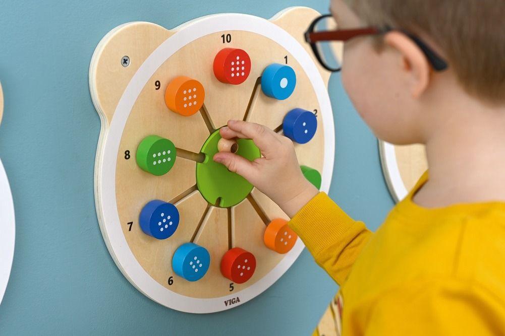 Match the Numbers Sensory Wall Panel by Moje Bambino