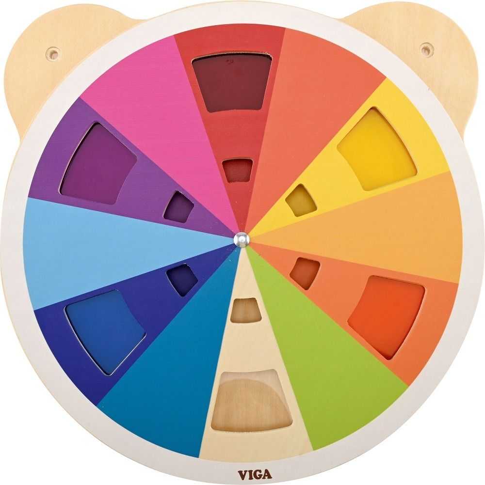 Color Mix Rotating Sensory Wall Panel by Moje Bambino