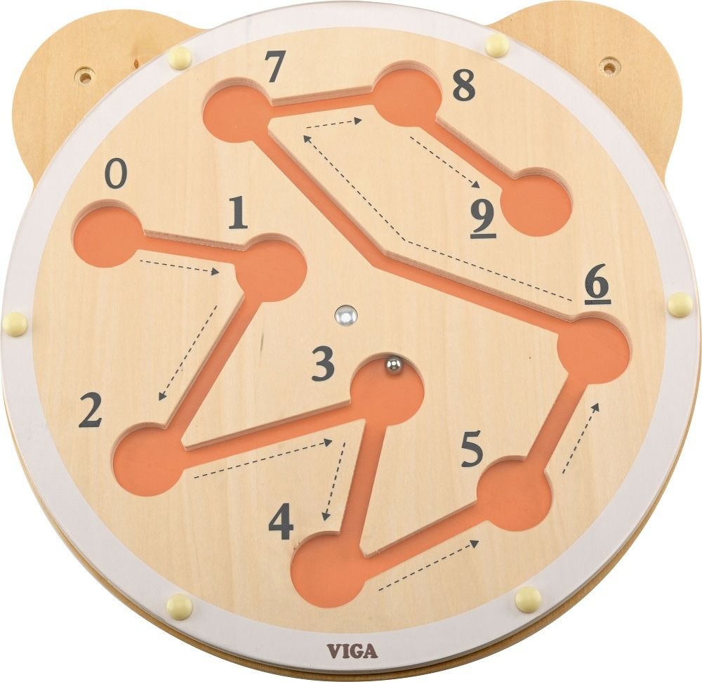 Rotating Ball Maze Sensory Wall Panel by Moje Bambino