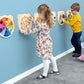 Swirling Colors Sensory Wall Panel by Moje Bambino