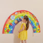 Rainbow 10-Activity Sensory Wall Panel by Moje Bambino