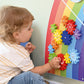 Rainbow 10-Activity Sensory Wall Panel by Moje Bambino