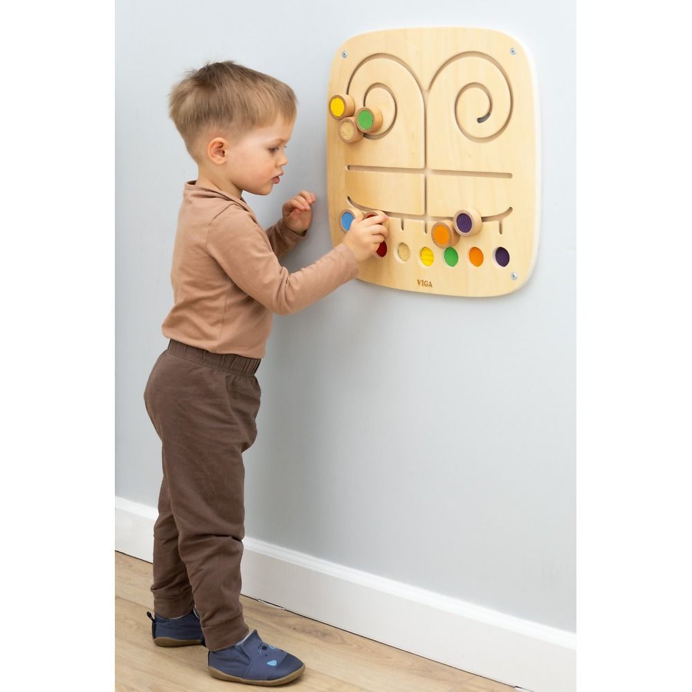 Touch & Match Sensory Wall Panel by Moje Bambino