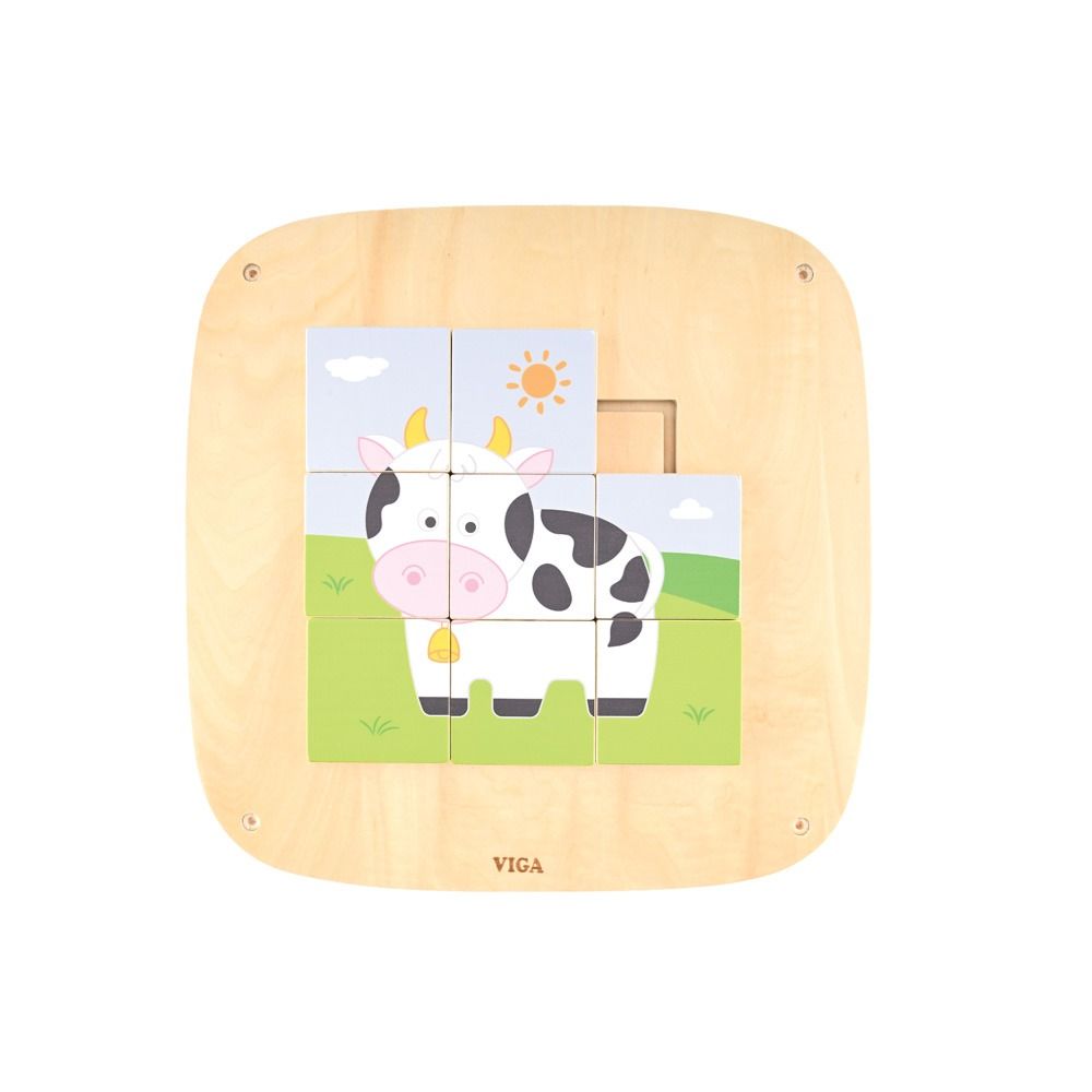 Cow Puzzle Sensory Wall Panel by Moje Bambino