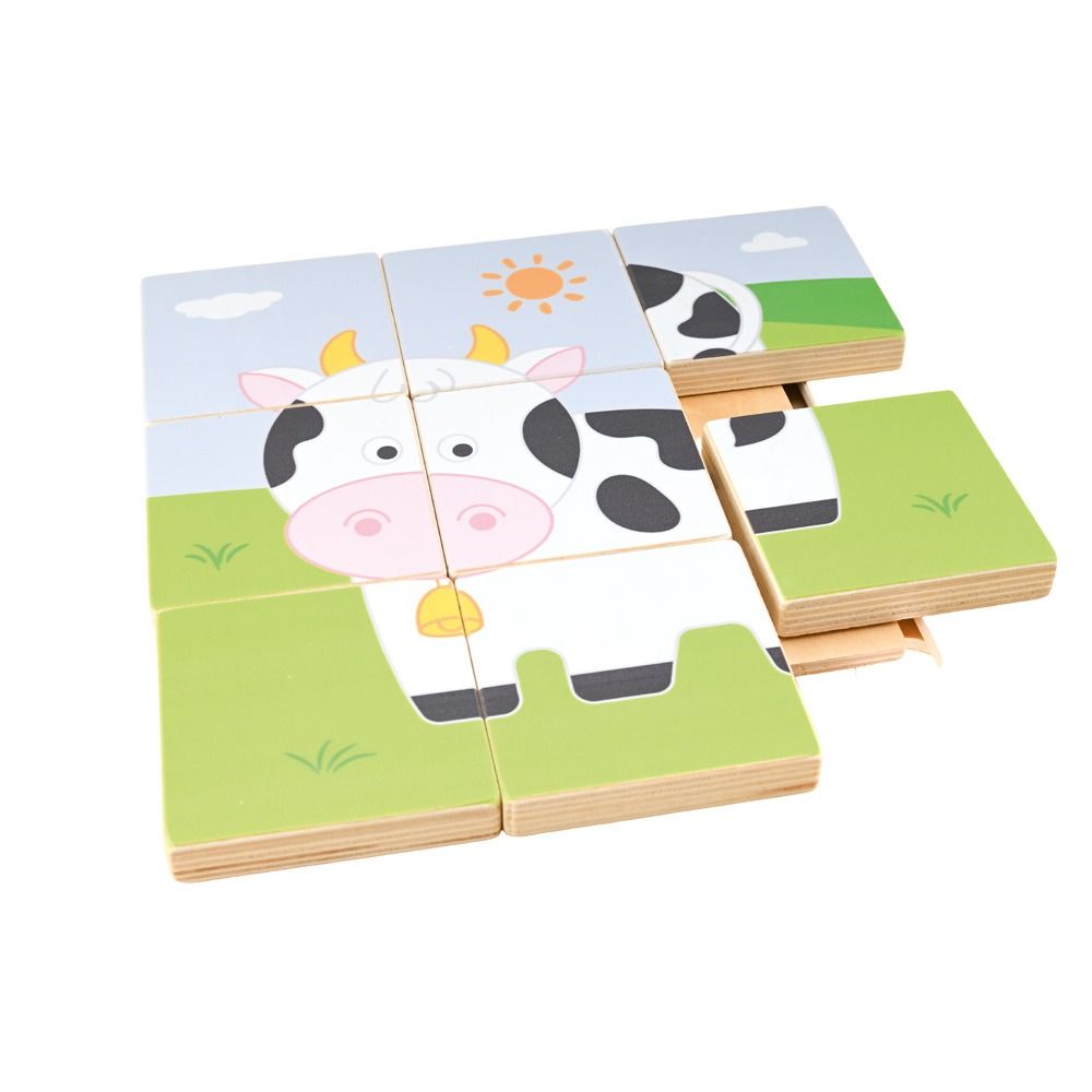 Cow Puzzle Sensory Wall Panel by Moje Bambino