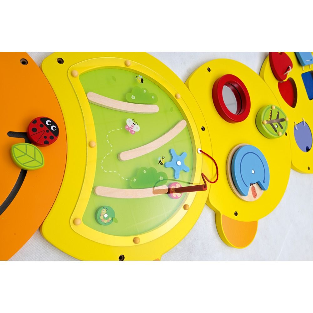 Caterpillar Sensory Wall Panel by Moje Bambino