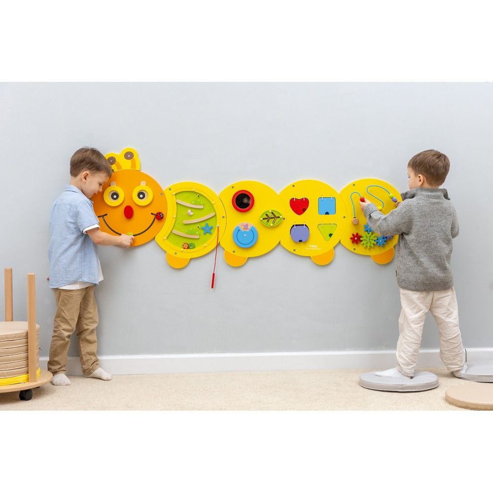 Caterpillar Sensory Wall Panel by Moje Bambino