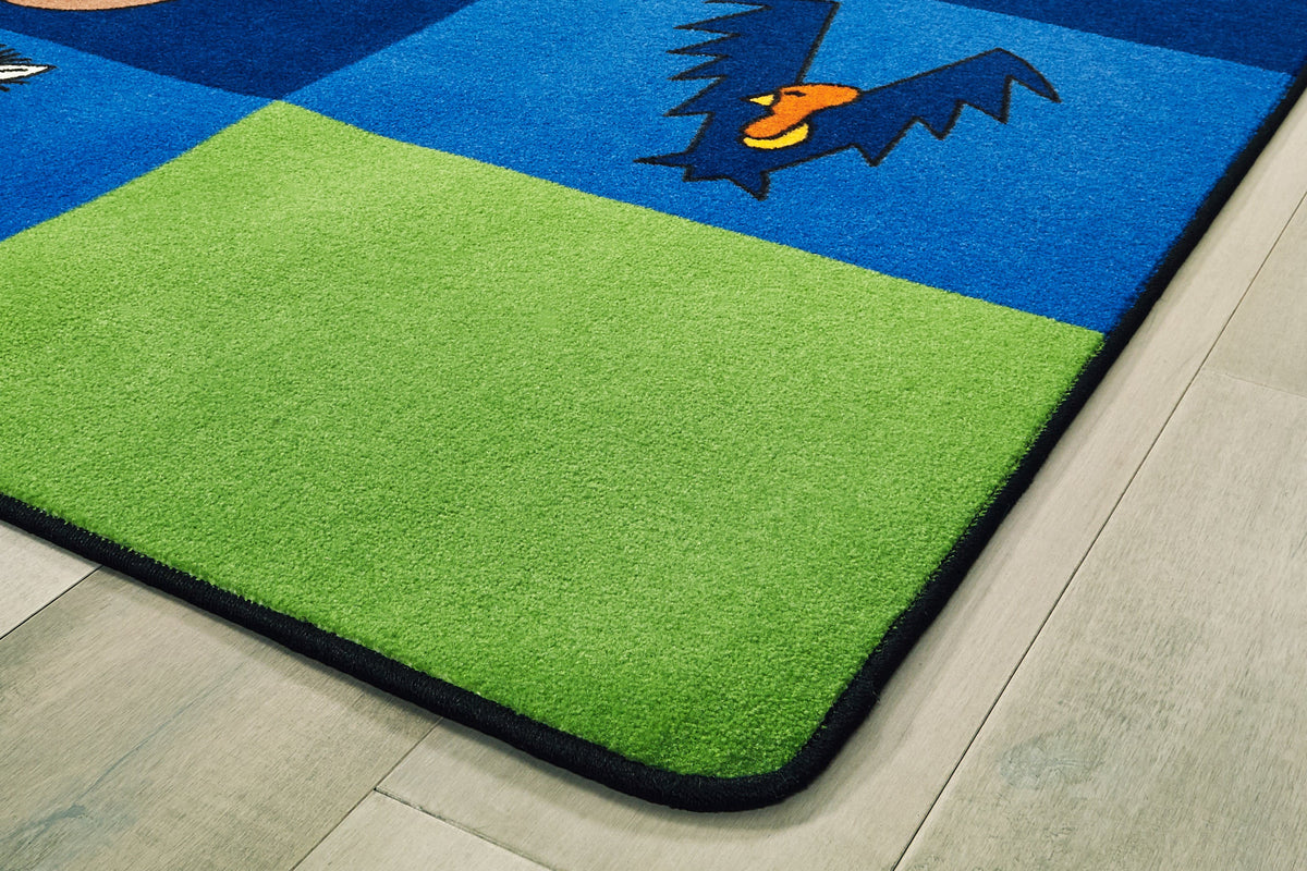 A to Z Animals Alphabet Classroom Rug, view 5