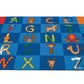 A to Z Animals Alphabet Classroom Rug, view 3