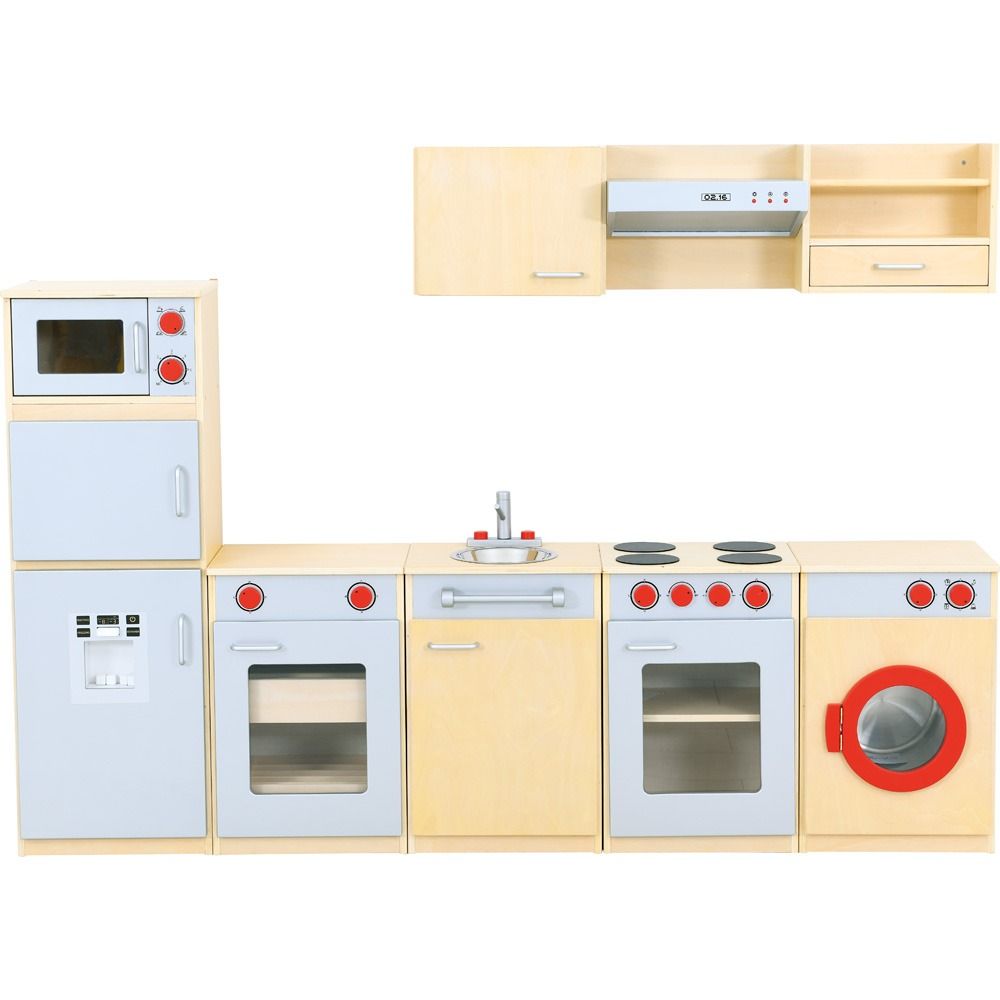 Complete Classroom Play Kitchen with Wall Cabinets by Moje Bambino