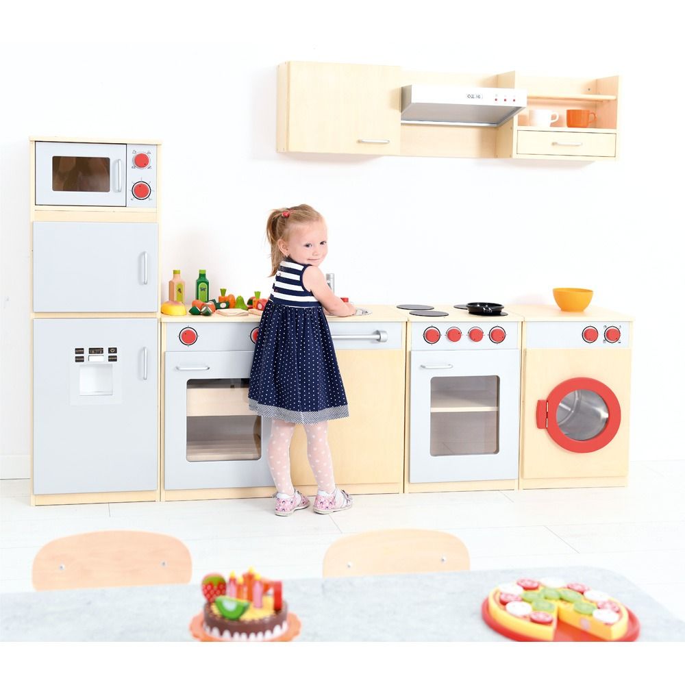 Complete Classroom Play Kitchen with Wall Cabinets by Moje Bambino
