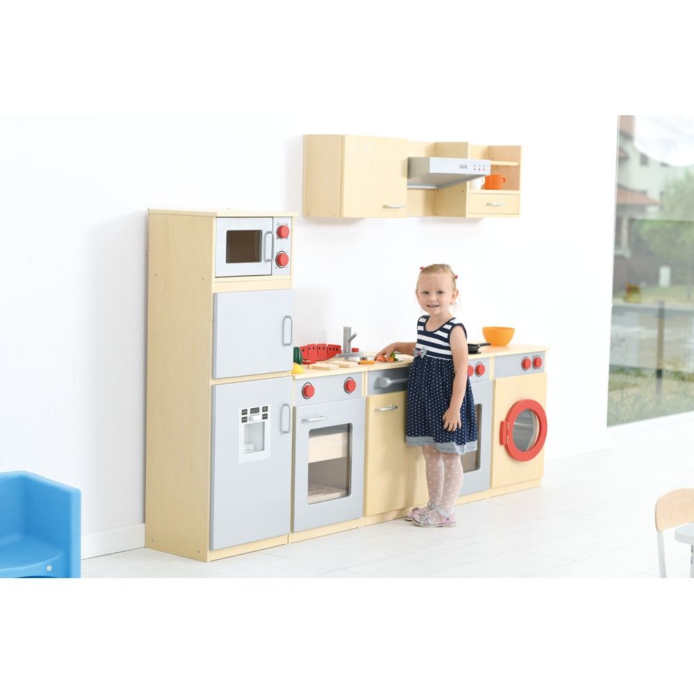 Complete Classroom Play Kitchen with Wall Cabinets by Moje Bambino