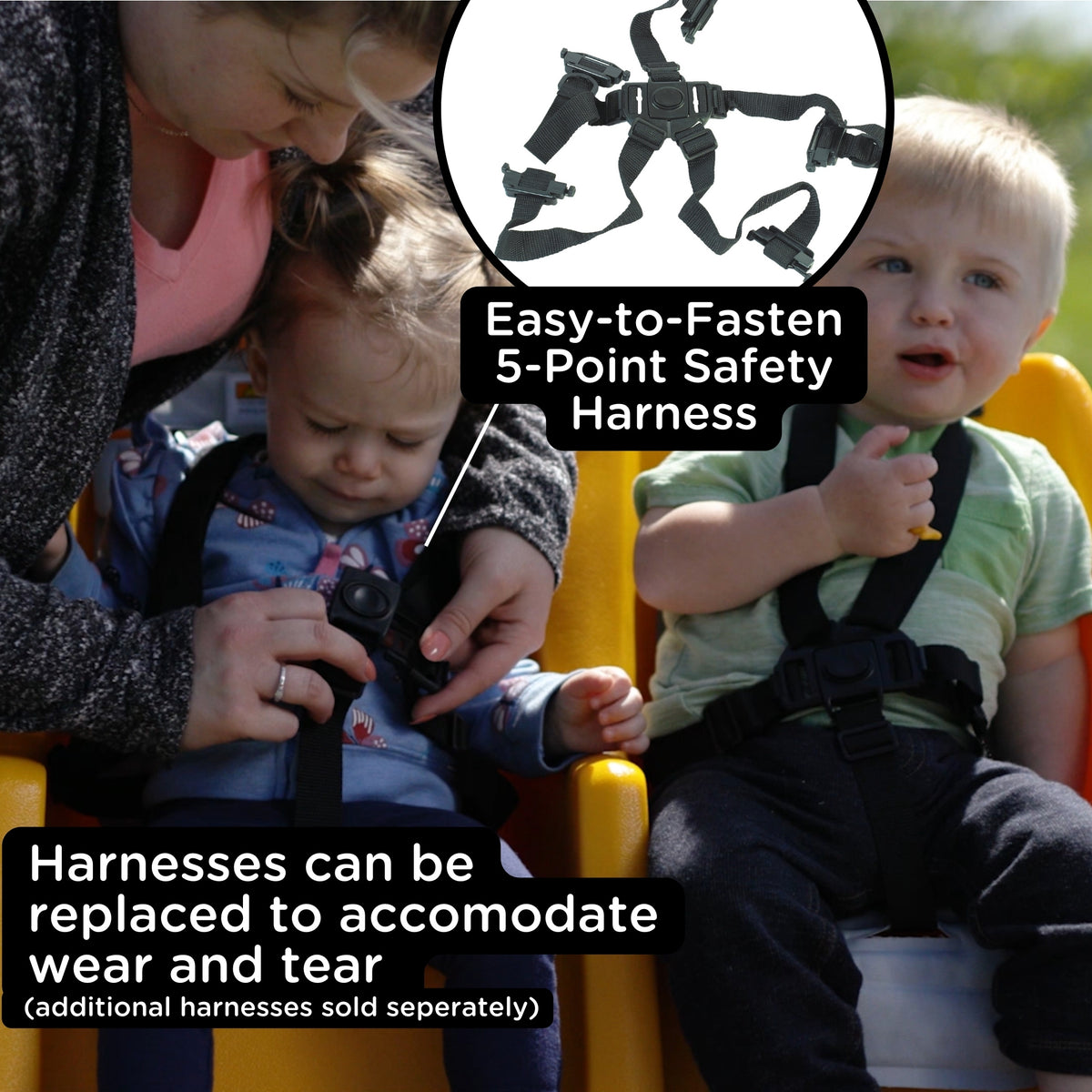 6-Passenger Daycare Stroller Buggy, view 10