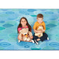 Peaceful Spaces Blue Leaf Classroom Rug, view 2